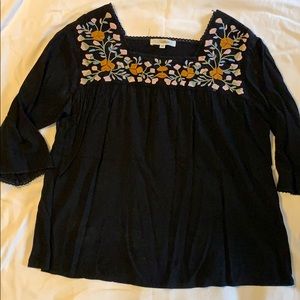 EUC Solitaire 1x black blouse